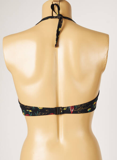 Haut de maillot de bain noir LIVIA pour femme