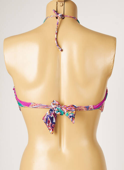 Haut de maillot de bain orange LIVIA femme