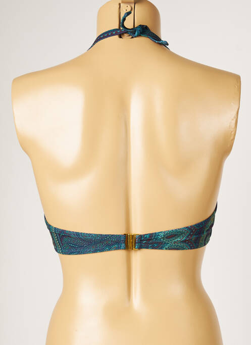 Haut de maillot de bain vert LIVIA pour femme