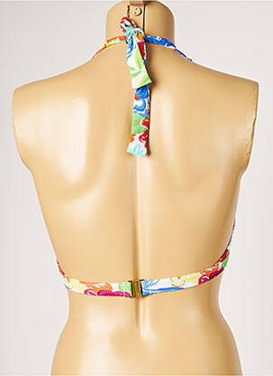 Haut de maillot de bain stretch haut soutien-gorge avec mousse de rembourrage amovible vert LIVIA femme