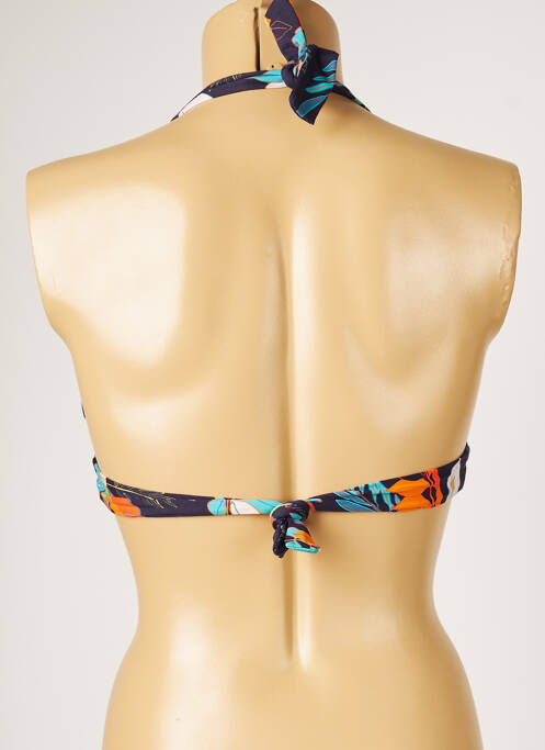 Haut de maillot de bain bleu LIVIA pour femme