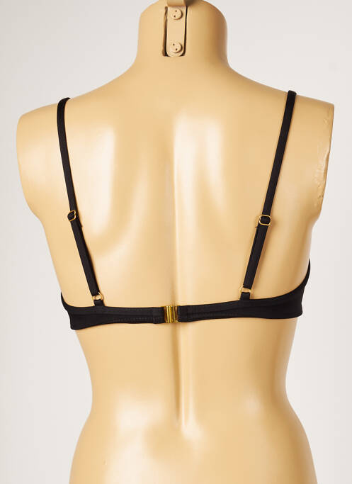 Haut de maillot de bain noir LIVIA pour femme