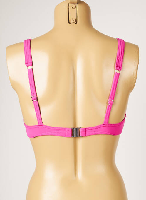 Haut de maillot de bain rose LIVIA pour femme