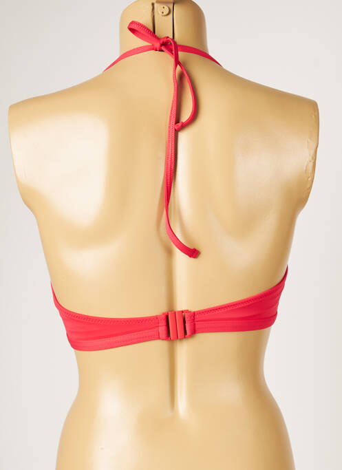 Haut de maillot de bain rouge LIVIA pour femme
