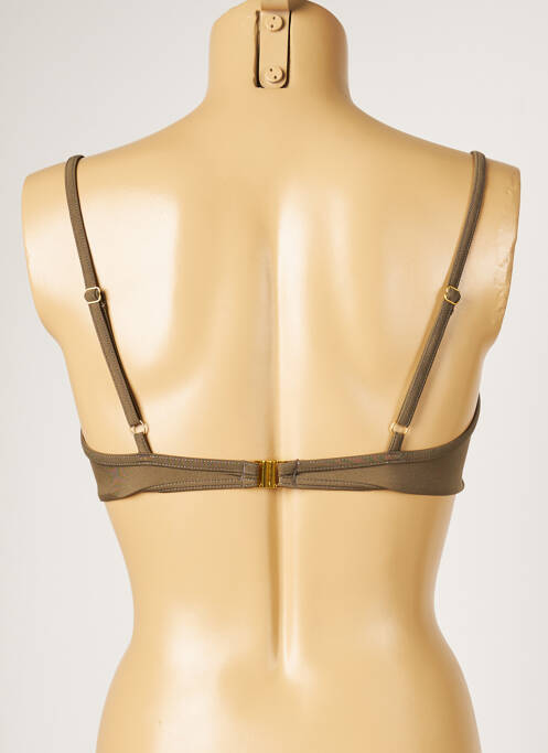 Haut de maillot de bain vert LIVIA pour femme