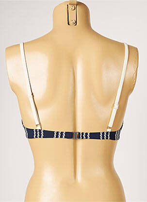 Haut de maillot de bain haut soutien-gorge moulé haut soutien-gorge moulé bleu LIVIA femme