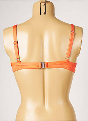 Haut de maillot de bain stretch orange LIVIA femme
