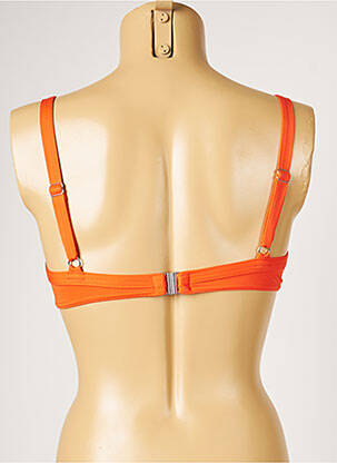 Haut de maillot de bain stretch orange LIVIA femme
