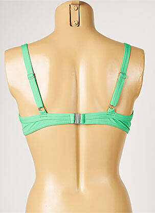Haut de maillot de bain stretch vert LIVIA femme