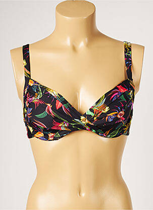 Haut de maillot de bain stretch noir LIVIA femme