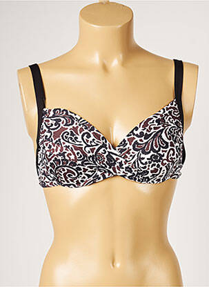 Haut de maillot de bain stretch marron LIVIA femme