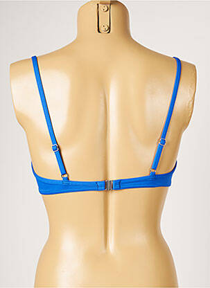 Haut de maillot de bain haut soutien-gorge moulé haut soutien-gorge moulé bleu LIVIA femme
