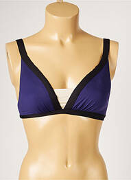Haut de maillot de bain haut soutien-gorge moulé haut soutien-gorge moulé bleu LIVIA femme