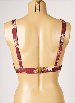Haut de maillot de bain stretch rouge LIVIA femme