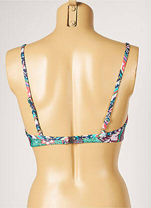 Haut de maillot de bain haut soutien-gorge moulé haut soutien-gorge moulé bleu LIVIA femme
