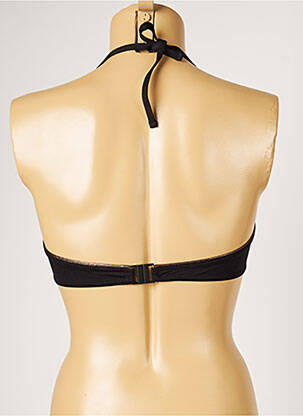 Haut de maillot de bain haut soutien-gorge moulé haut soutien-gorge moulé noir LIVIA femme