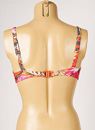 Haut de maillot de bain stretch orange LIVIA femme