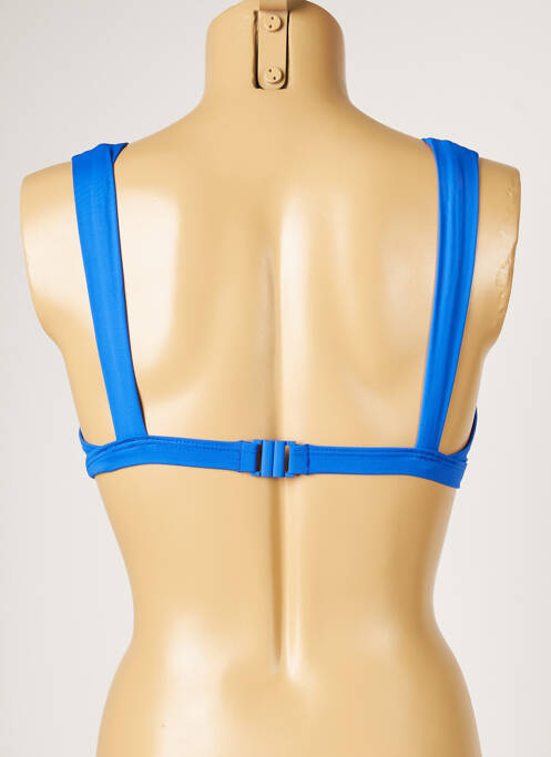 Haut de maillot de bain bleu LIVIA pour femme