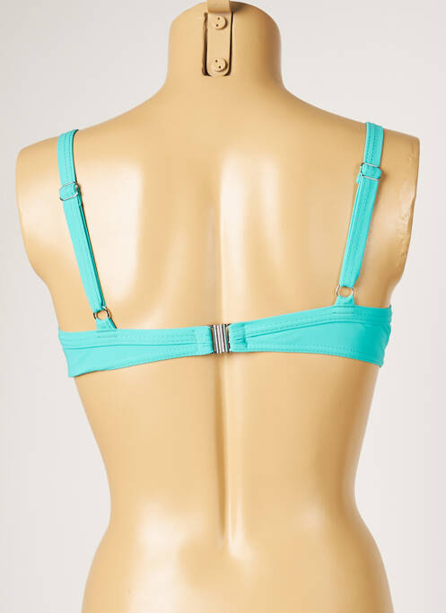 Haut de maillot de bain bleu LIVIA pour femme