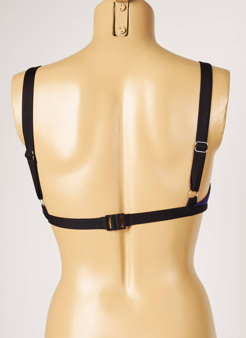 Haut de maillot de bain bleu LIVIA pour femme