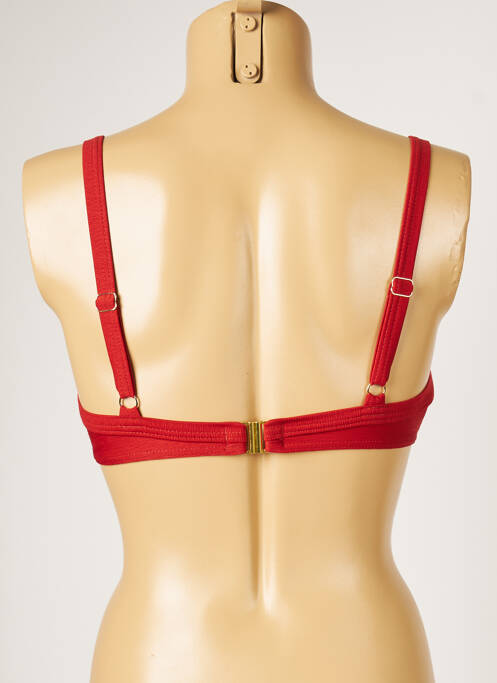 Haut de maillot de bain marron LIVIA pour femme