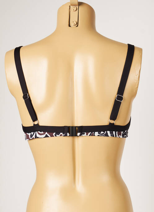 Haut de maillot de bain marron LIVIA pour femme