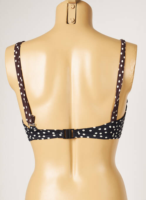 Haut de maillot de bain noir LIVIA pour femme