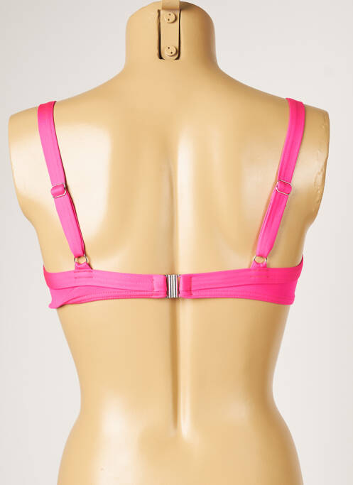 Haut de maillot de bain rose LIVIA pour femme