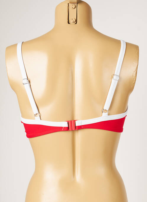 Haut de maillot de bain rouge LIVIA femme