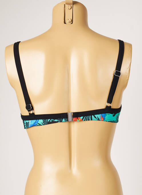 Haut de maillot de bain vert LIVIA pour femme