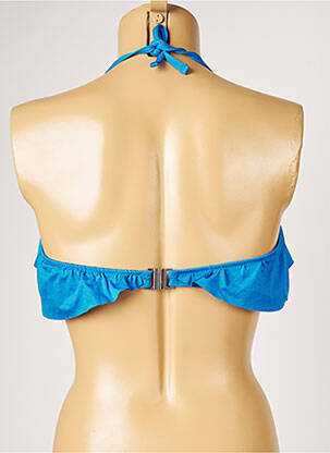 Haut de maillot de bain haut soutien-gorge moulé haut soutien-gorge moulé bleu LIVIA femme