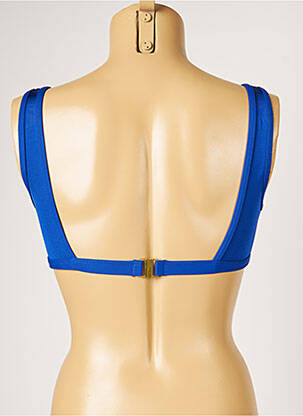 Haut de maillot de bain stretch bleu LIVIA femme