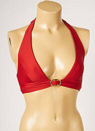 Haut de maillot de bain stretch marron LIVIA femme