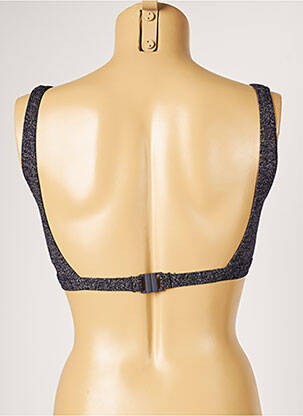 Haut de maillot de bain stretch haut soutien-gorge moulé gris LIVIA femme