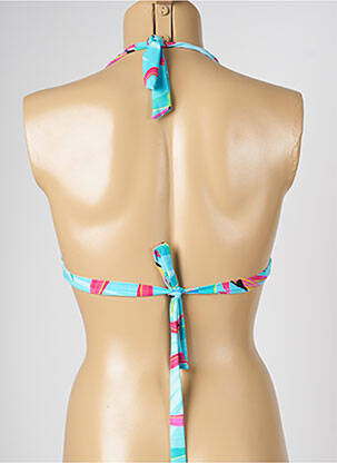 Haut de maillot de bain stretch bleu LIVIA femme