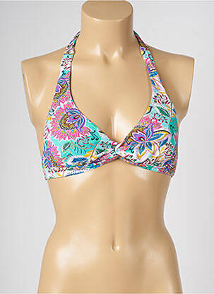 Haut de maillot de bain stretch rose LIVIA femme