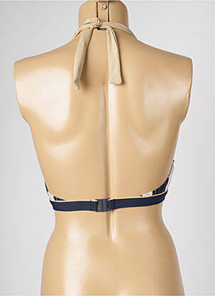 Haut de maillot de bain stretch bleu LIVIA femme