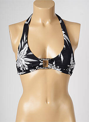 Haut de maillot de bain stretch noir LIVIA femme
