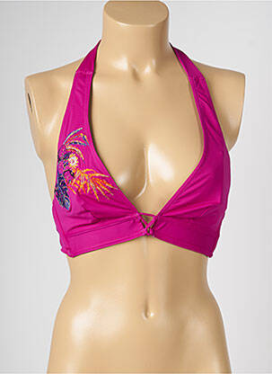 Haut de maillot de bain stretch violet LIVIA femme