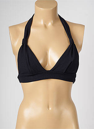 Haut de maillot de bain stretch noir LIVIA femme