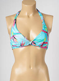 Haut de maillot de bain stretch bleu LIVIA femme