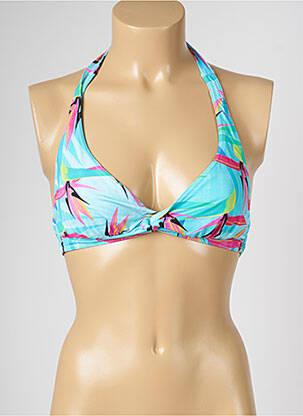 Haut de maillot de bain stretch bleu LIVIA femme