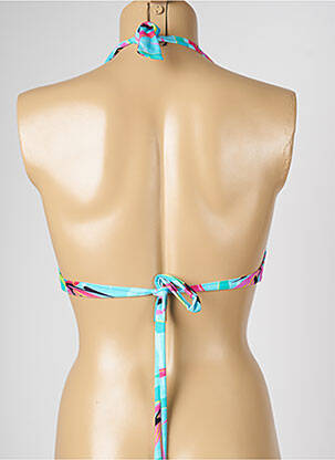 Haut de maillot de bain stretch bleu LIVIA femme