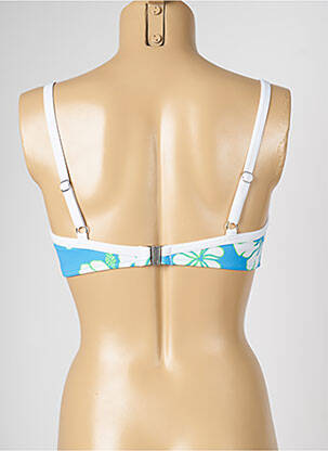 Haut de maillot de bain stretch bleu LIVIA femme