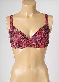 Haut de maillot de bain stretch violet LIVIA femme