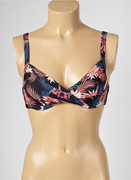 Haut de maillot de bain stretch noir LIVIA femme