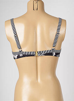 Haut de maillot de bain stretch noir LIVIA femme