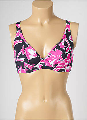 Haut de maillot de bain stretch rose LIVIA femme