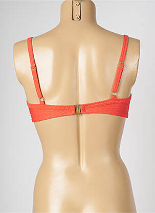 Haut de maillot de bain stretch orange LIVIA femme