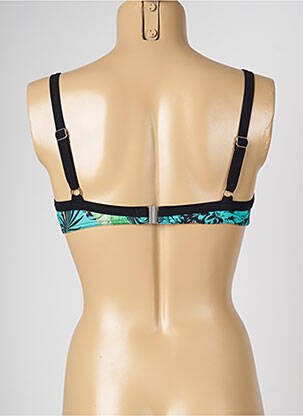 Haut de maillot de bain stretch bleu LIVIA femme